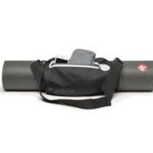 Manduka NEW black Pro x-long yoga mat & mat sling